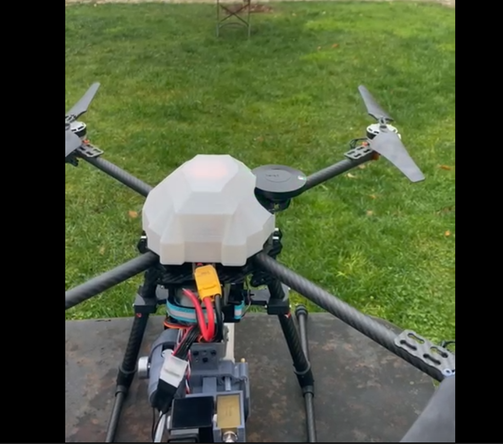 Custom Payload carrying Quadcopter